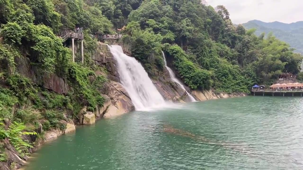 湖南小东江龙景峡谷视频素材