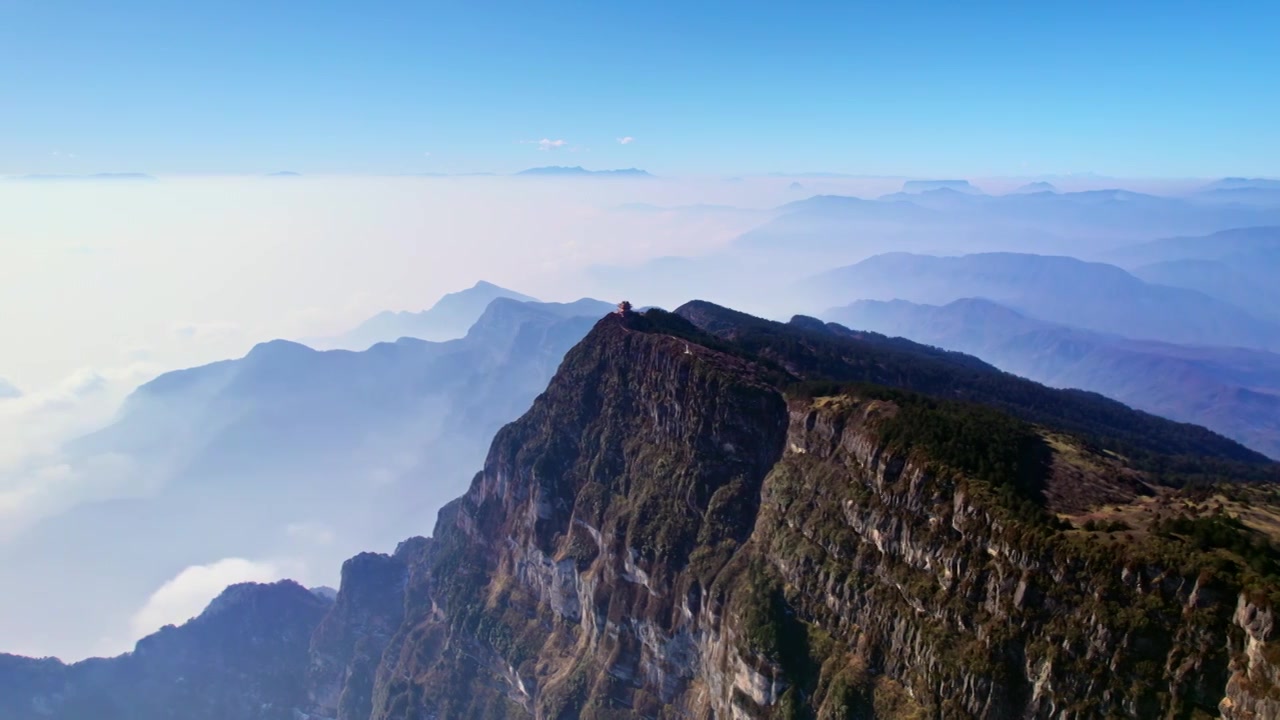 峨眉山视频素材