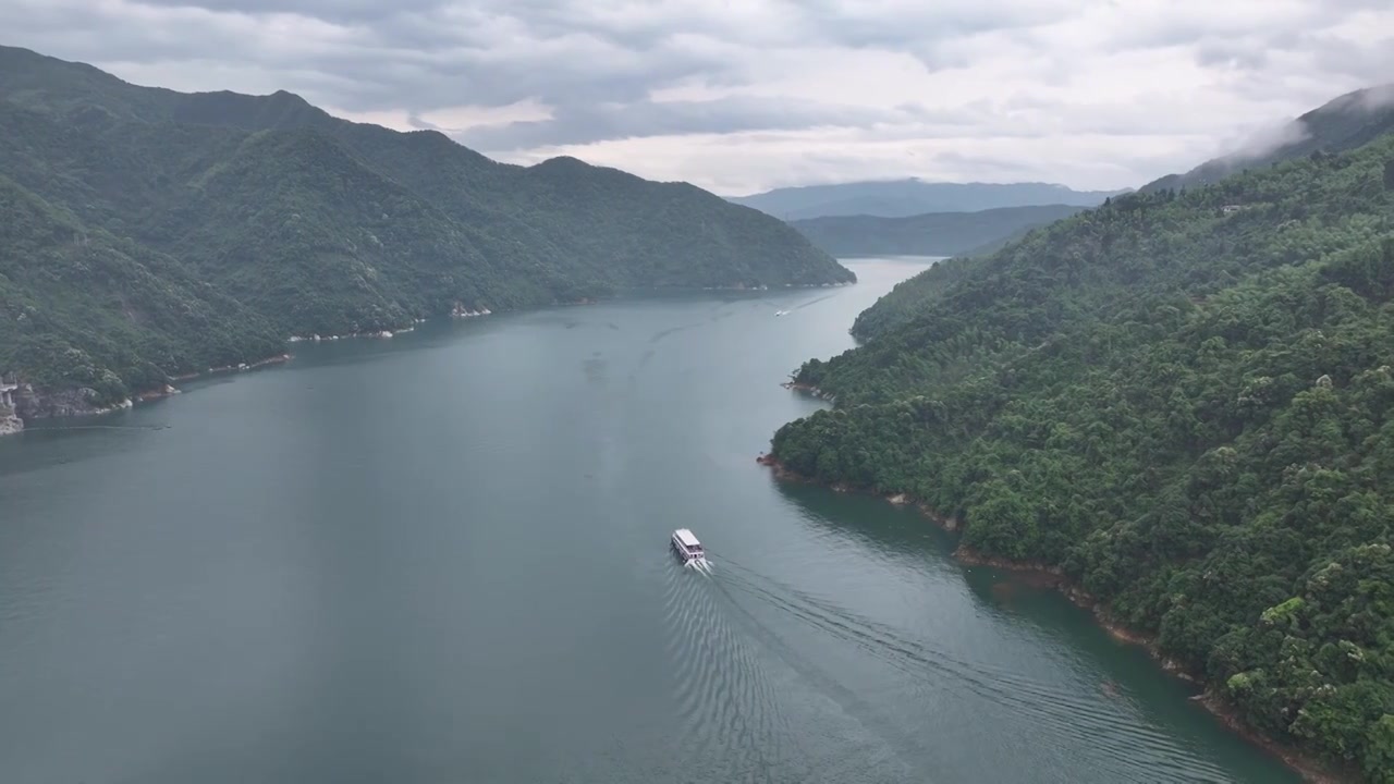 湖南郴州东江湖视频素材