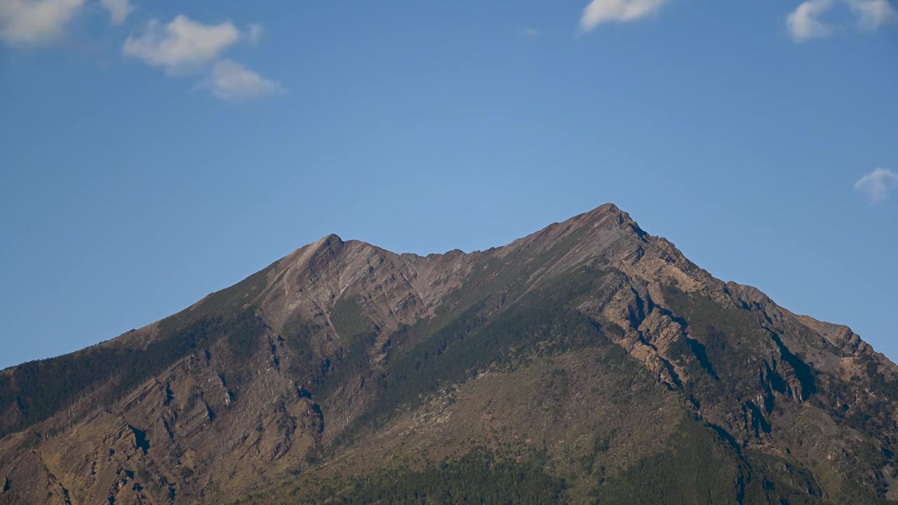 云南省兰坪雪邦山天空延时风光视频素材