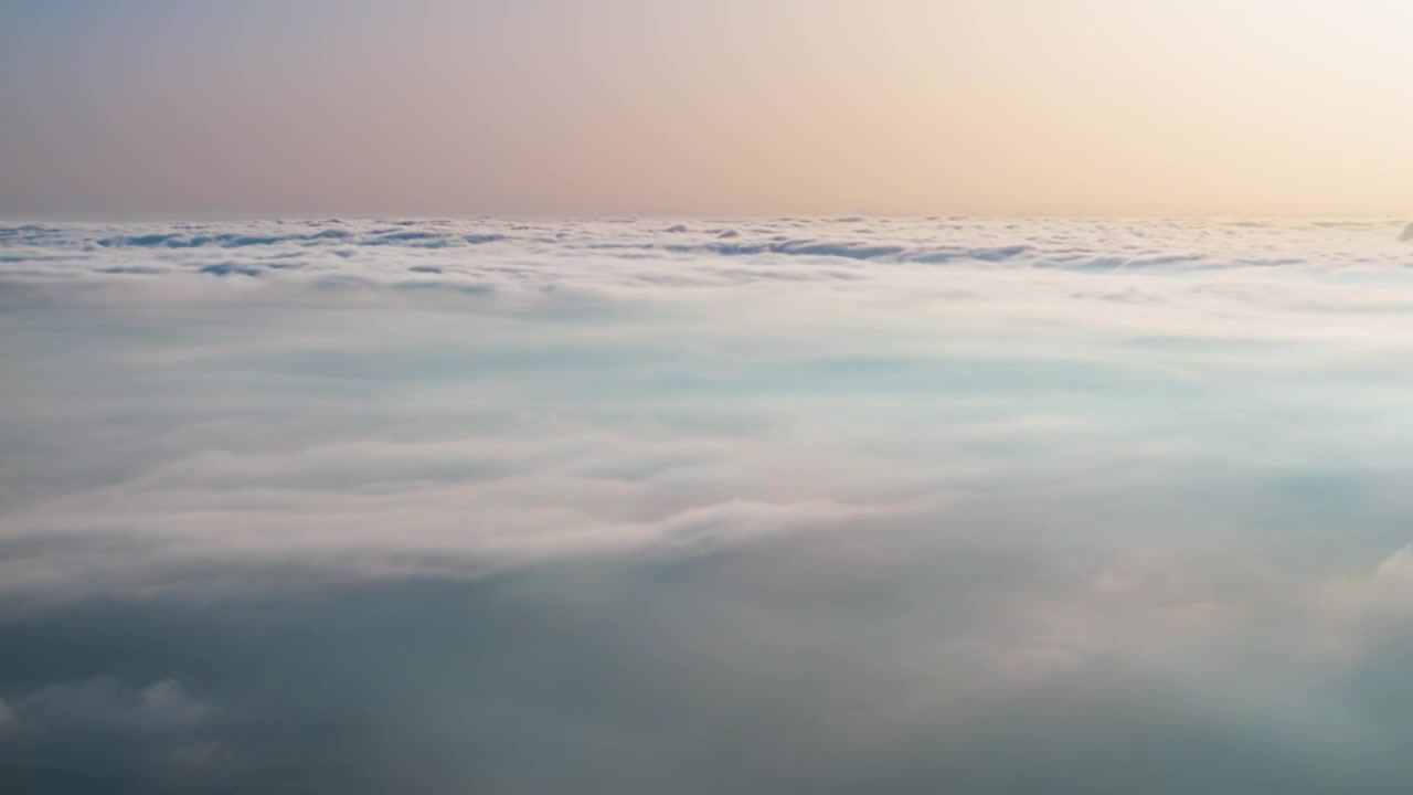 航拍重庆鱼洞清晨日出平流雾延迟风光视频素材