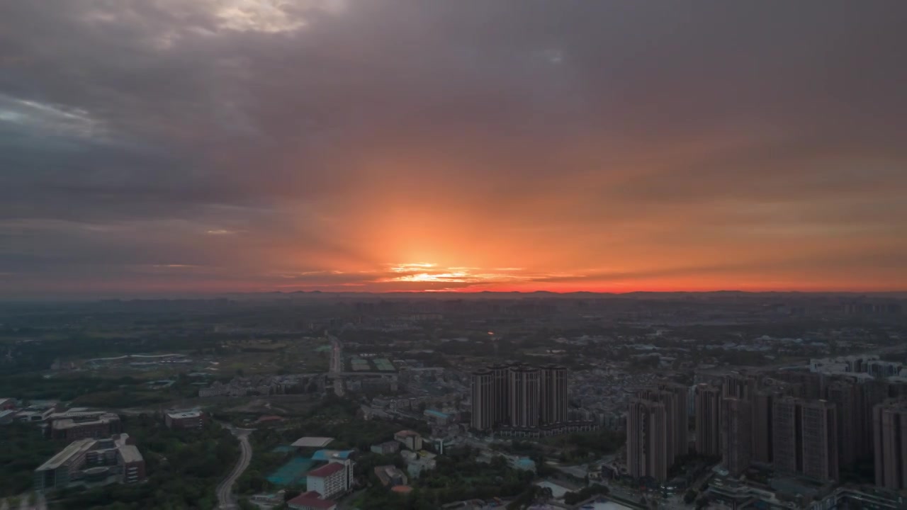 日出朝霞视频素材