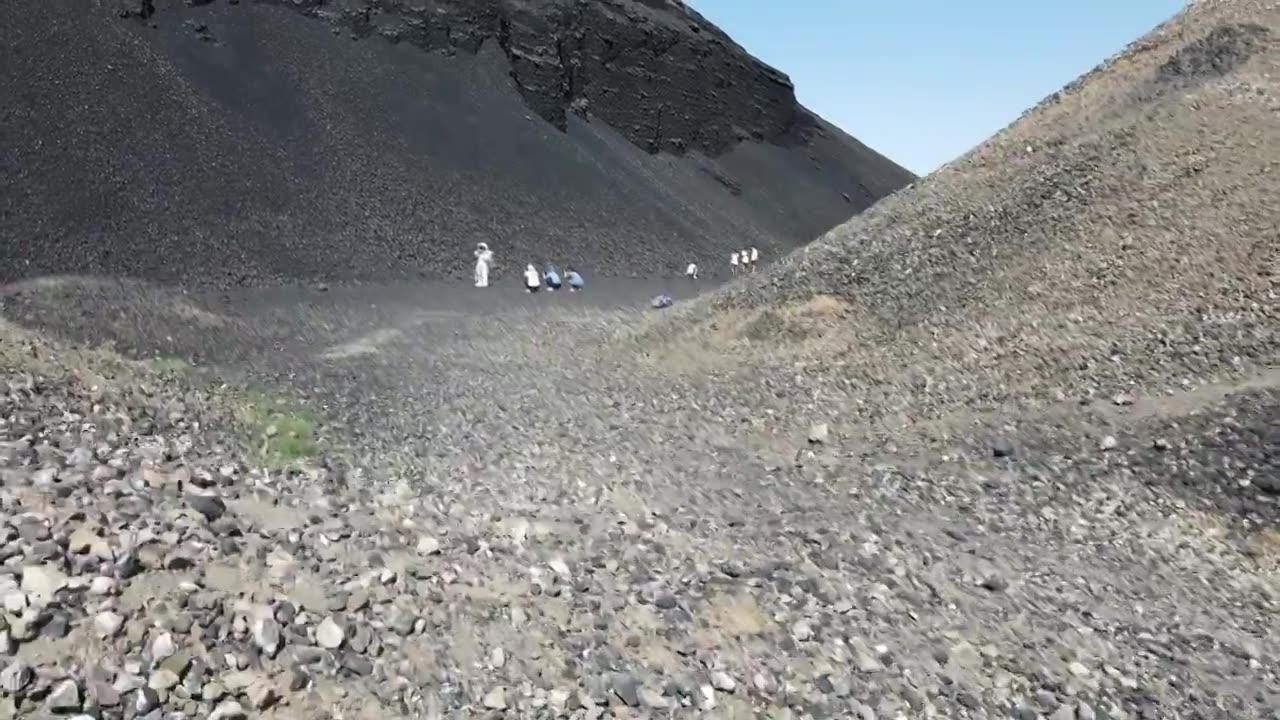 【4k航拍】内蒙古乌兰哈达火山地质公园视频下载