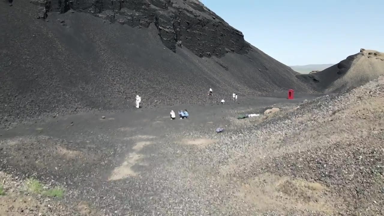 【4k航拍】内蒙古乌兰哈达火山地质公园视频下载