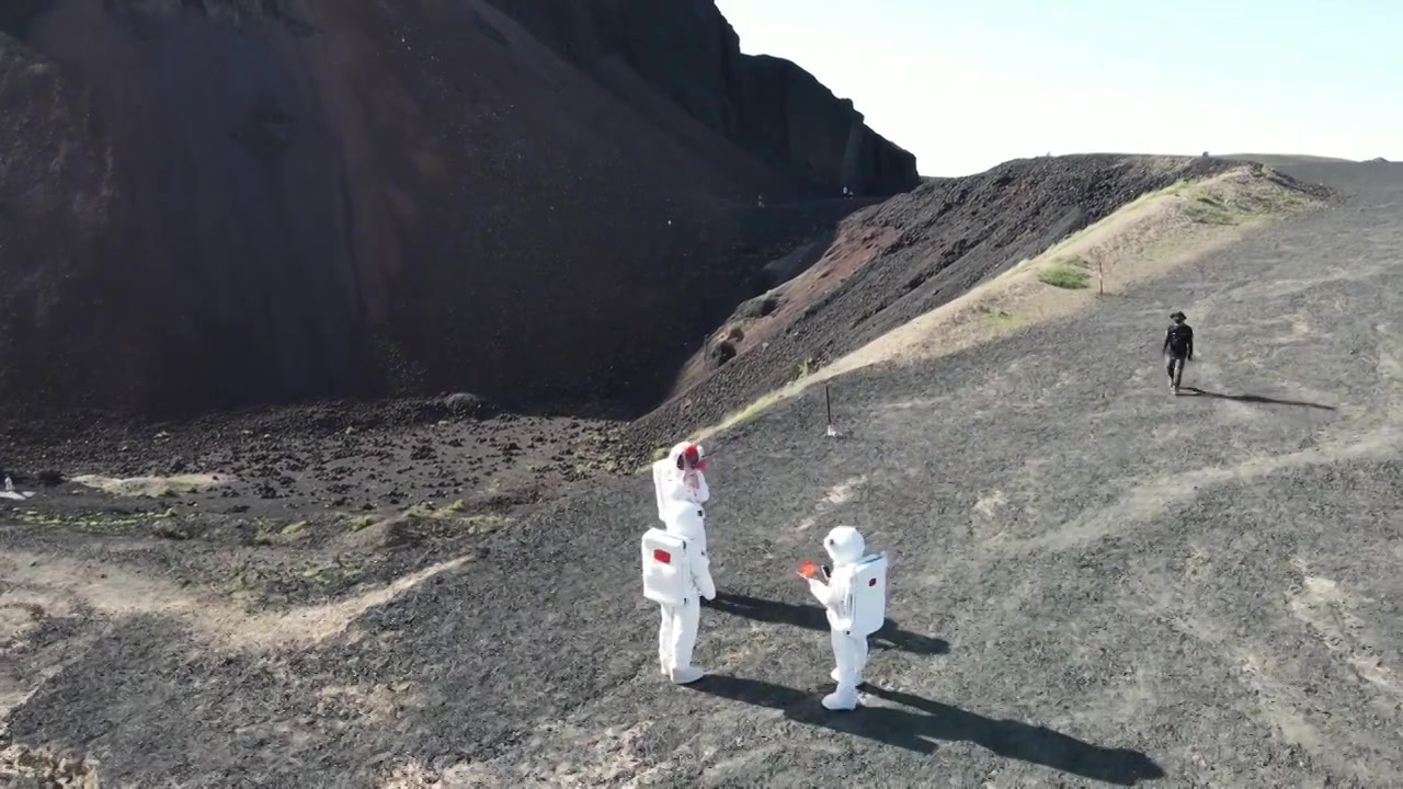 【4k航拍】内蒙古乌兰哈达火山地质公园视频下载