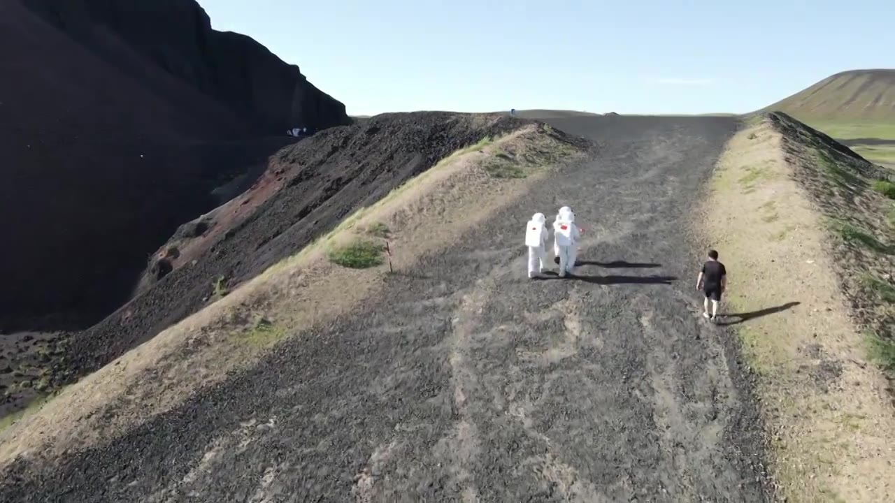 【4k航拍】内蒙古乌兰哈达火山地质公园视频下载