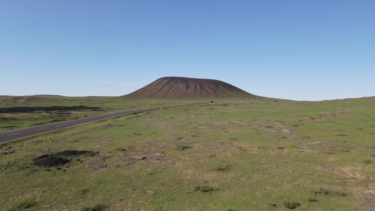 【4k航拍】内蒙古乌兰哈达火山地质公园视频下载