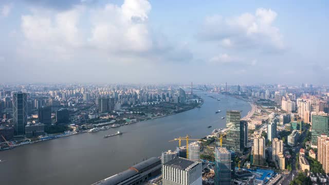 上海浦江风景-1视频素材