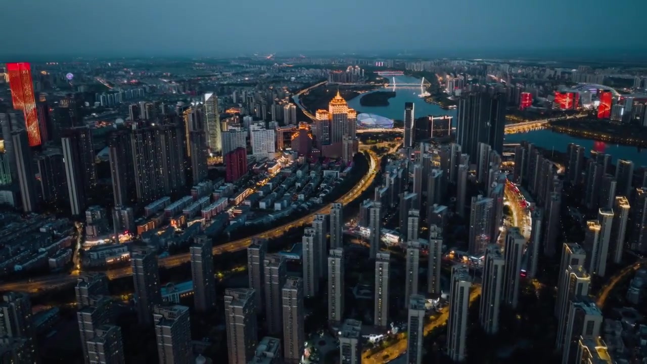 走啊，去沈阳看一次浪漫的城市夜景视频下载