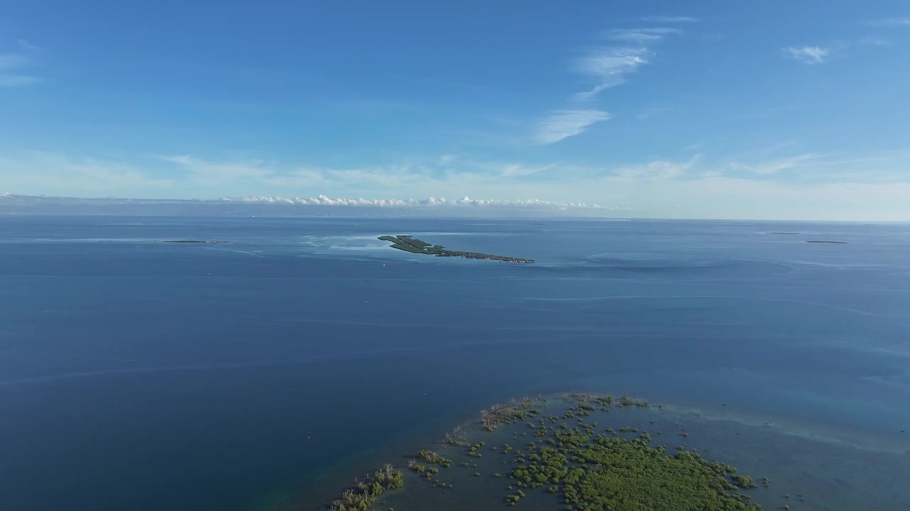 千岛之国，宿务省，宿务海峡，保和省，保和岛，Batasan Island，Batasan岛，航拍视频素材