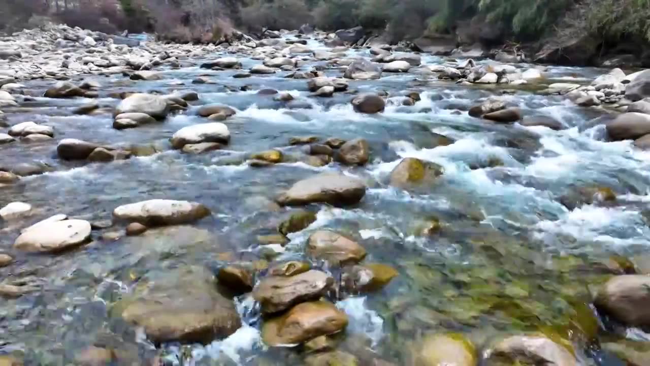 水流溪水小河视频下载