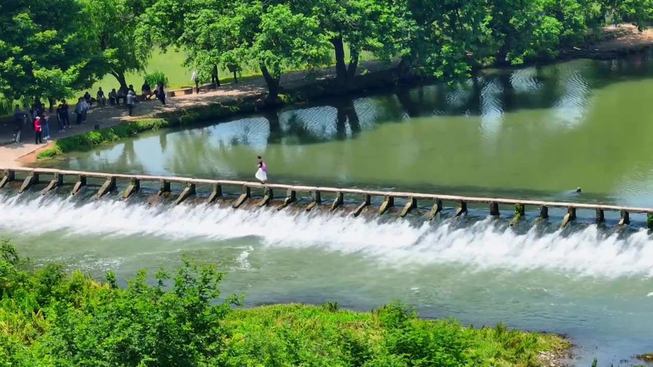 缙云仙都景区视频素材