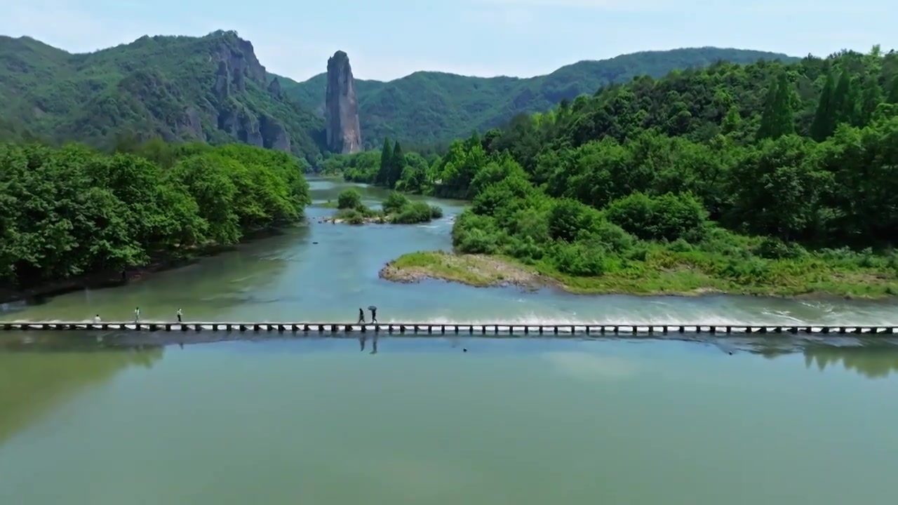 缙云仙都景区视频素材