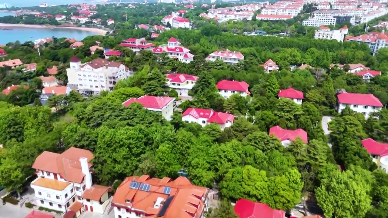 青岛太平角风光视频素材