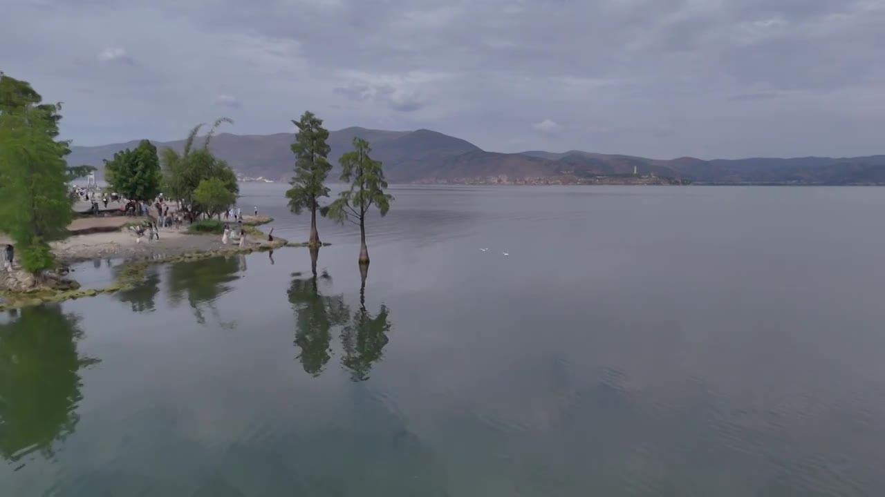 云南大理苍山洱海航拍视频下载