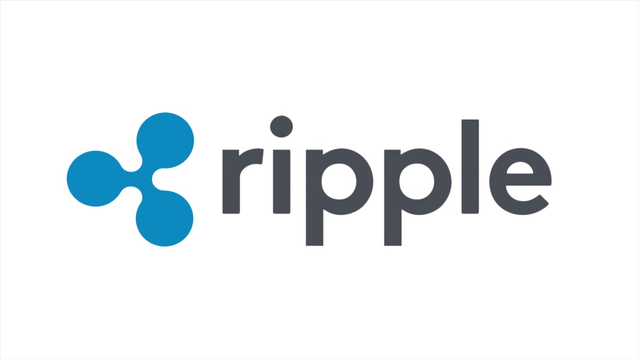 瑞波标志XRP加密货币。Ripple是一种区块链技术，它的作用是视频素材