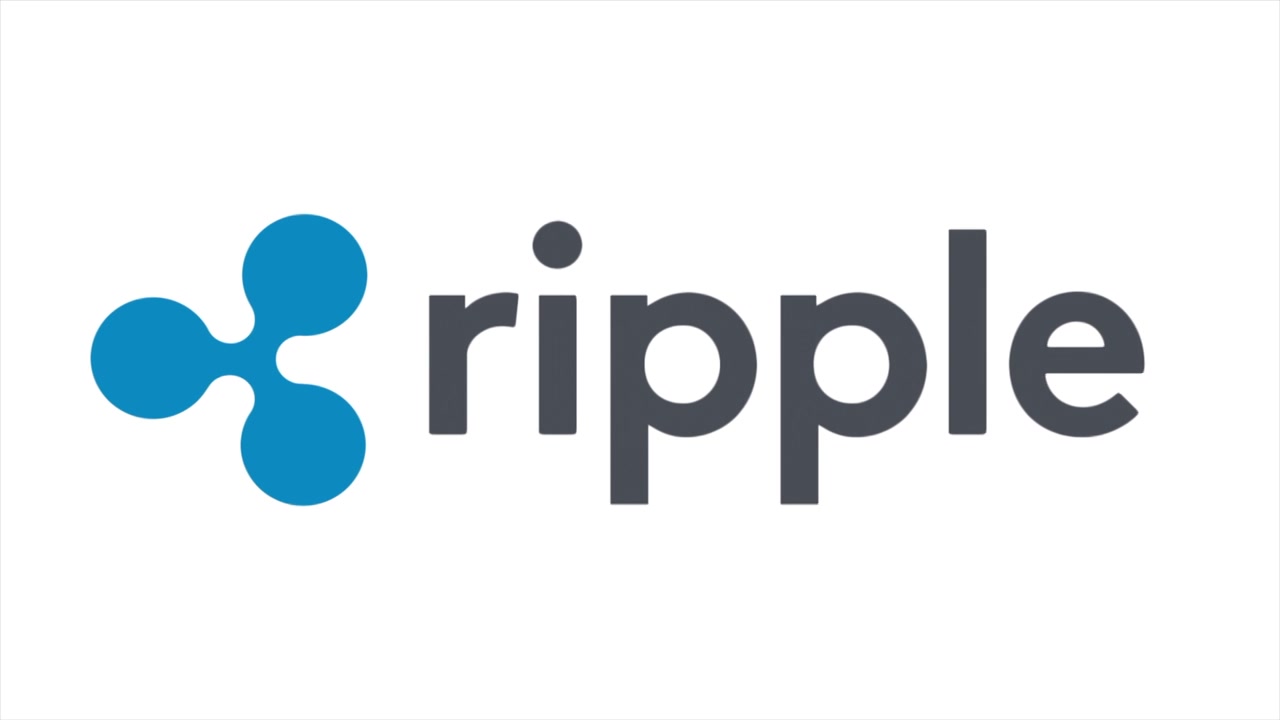 瑞波标志XRP加密货币。Ripple是一种区块链技术，它的作用是视频素材