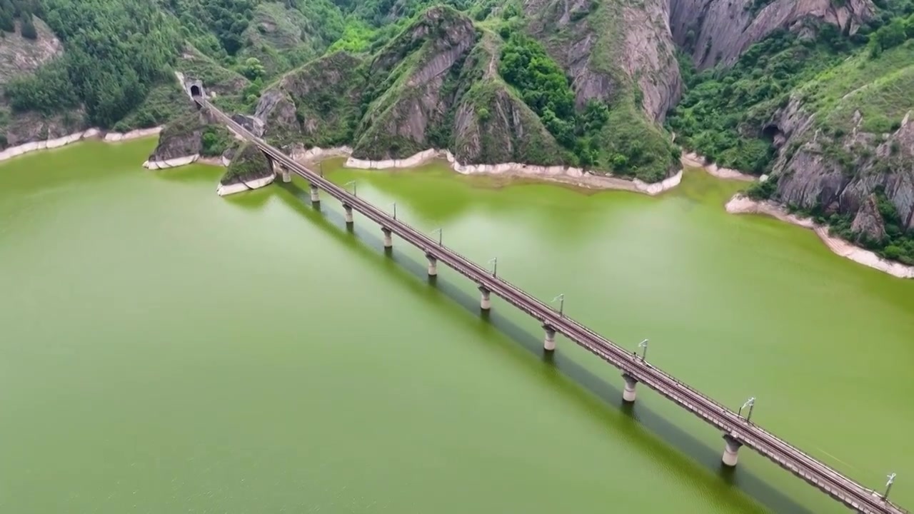 水库 宝鸡大水川视频素材