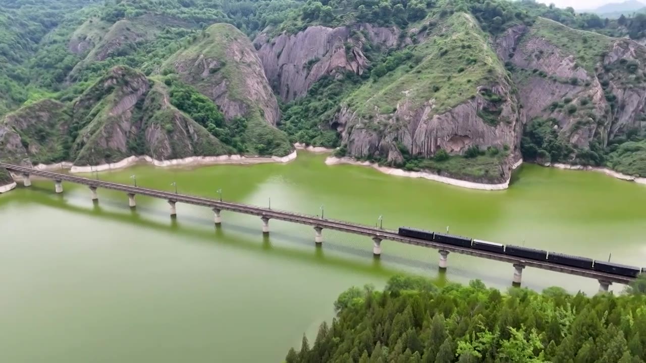 水库 宝鸡大水川视频素材