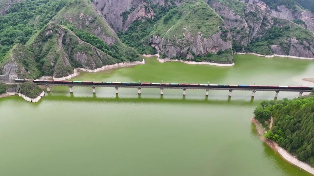 水库 宝鸡大水川视频素材