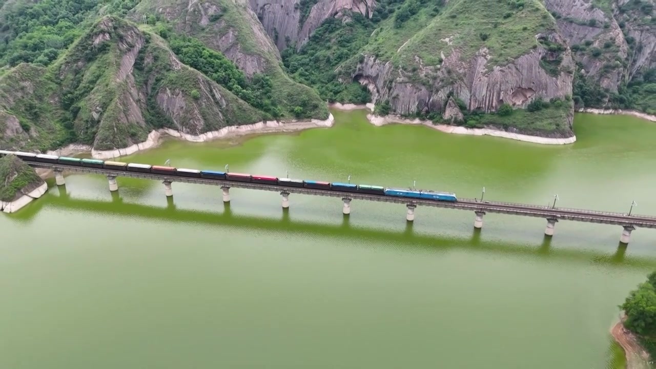 水库 宝鸡大水川视频素材