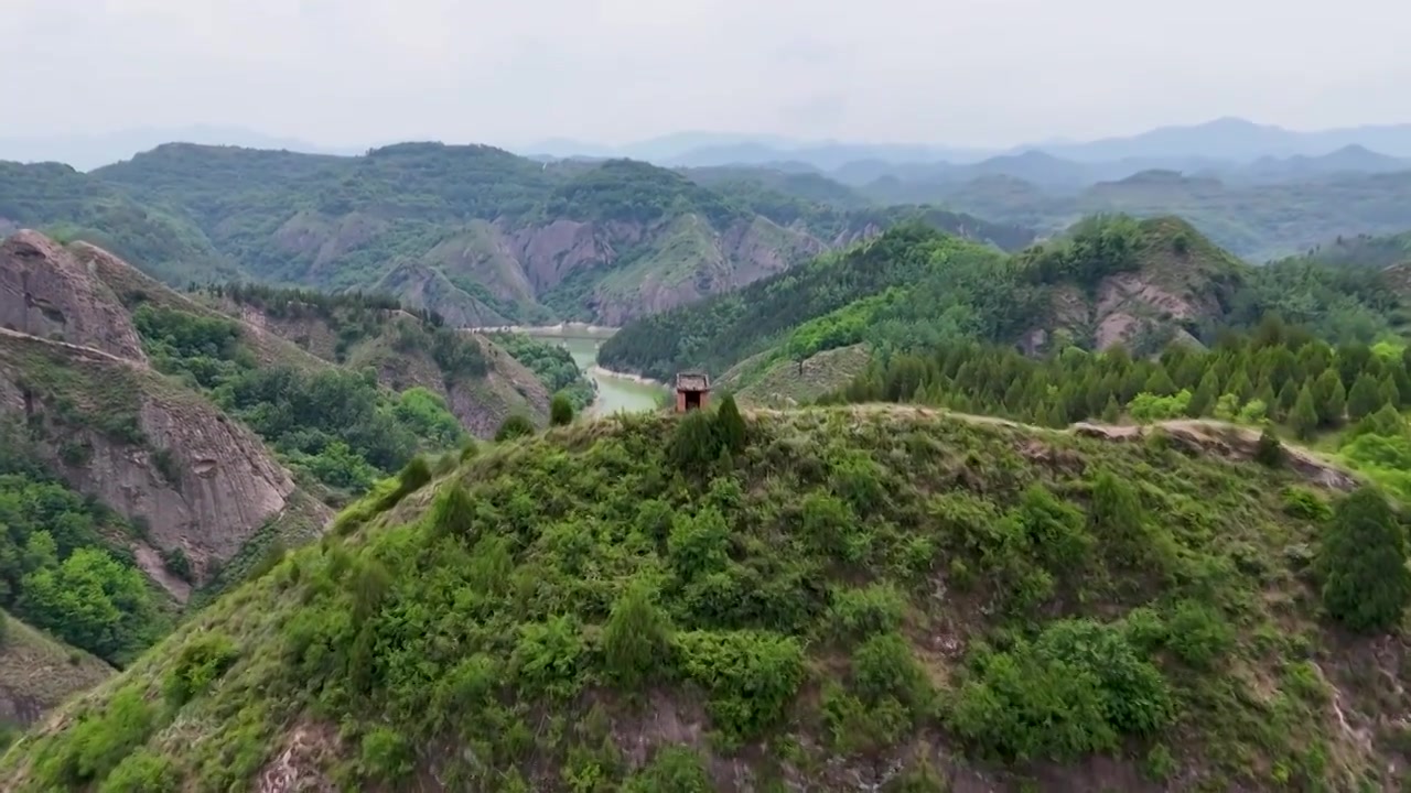 水库 宝鸡大水川视频素材