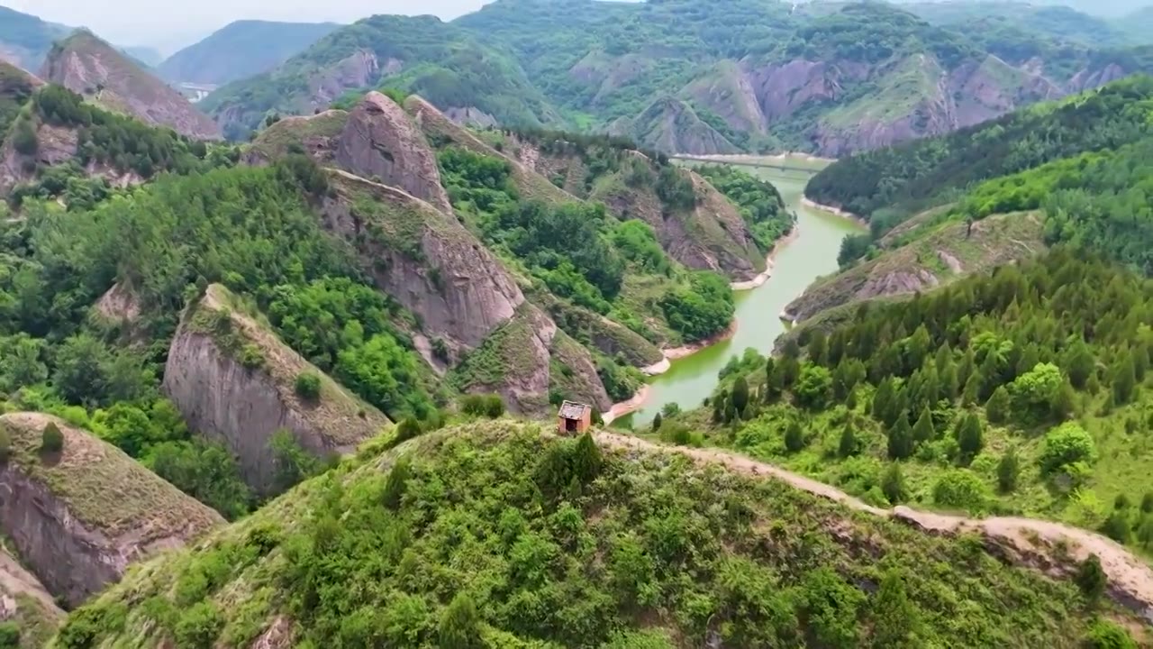 水库 宝鸡大水川视频素材