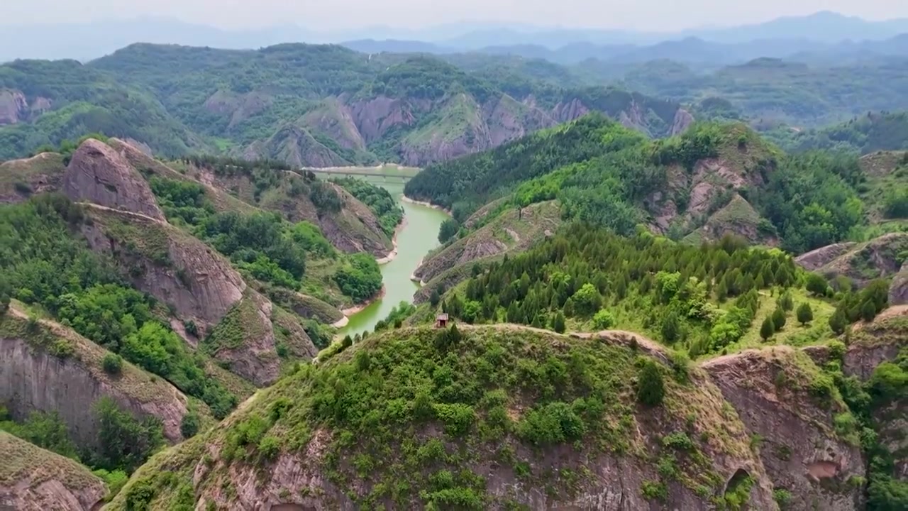 水库 宝鸡大水川视频素材