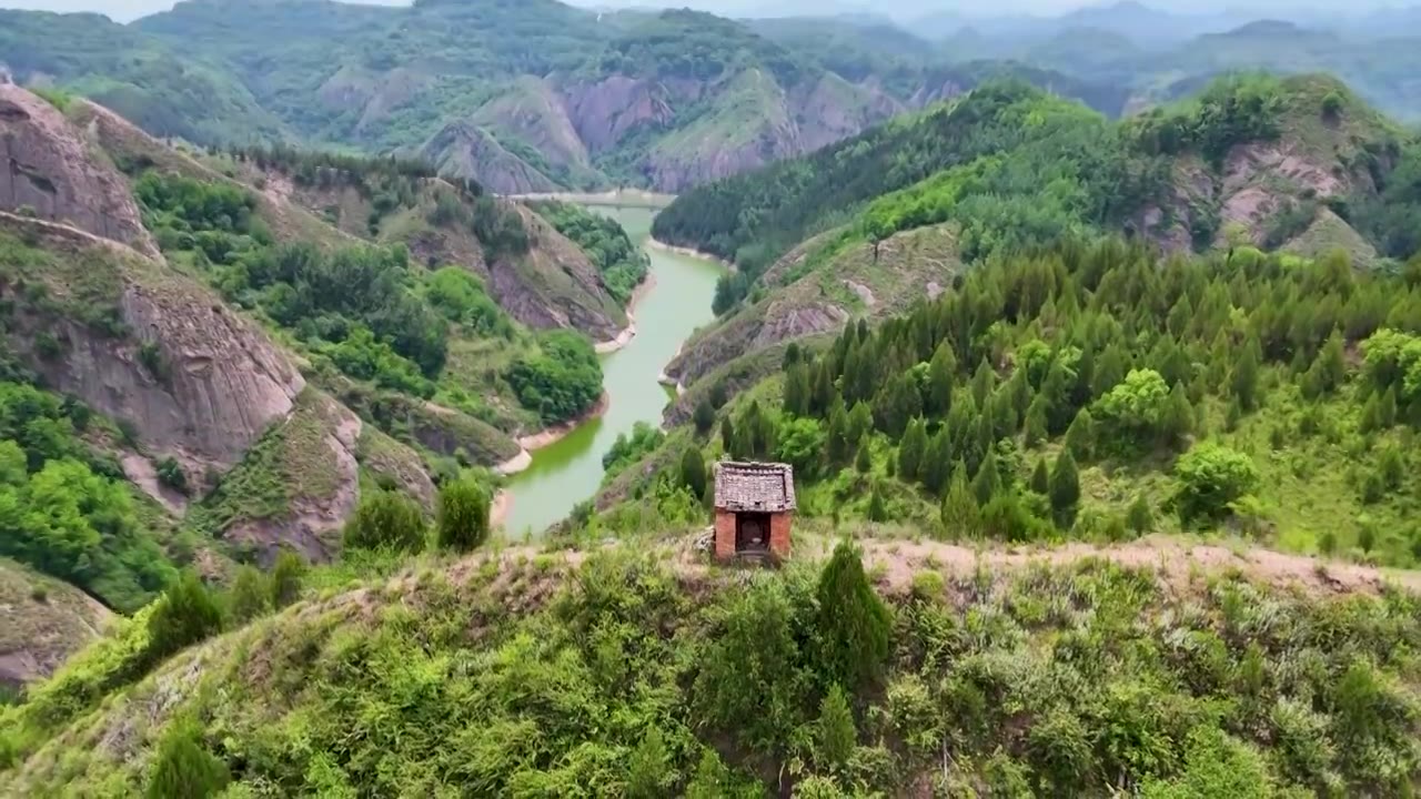 水库 宝鸡大水川视频素材