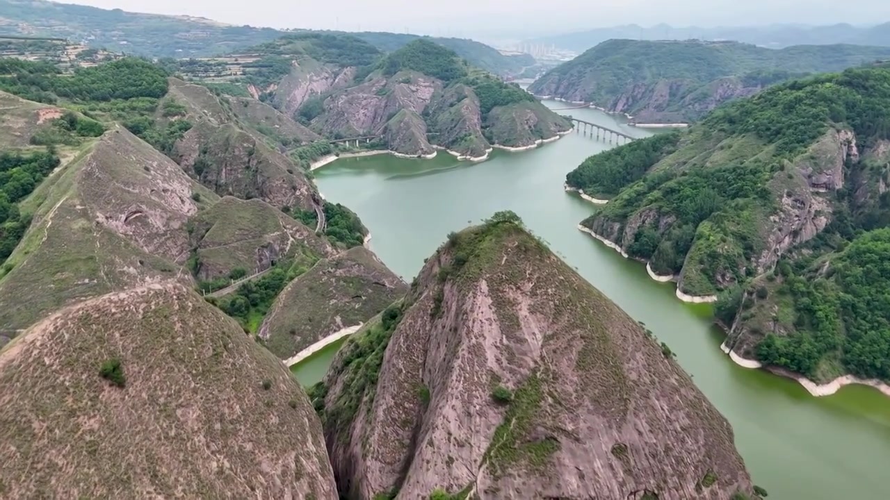 水库 宝鸡大水川视频素材