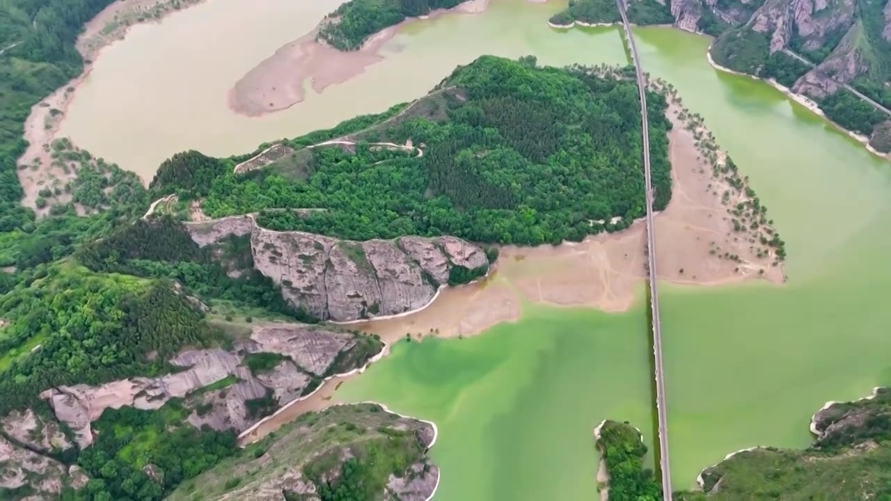 水库 宝鸡大水川视频素材