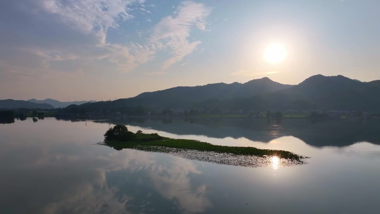 湖南桃江羞女湖国家湿地公园  熊朝阳 摄影视频素材