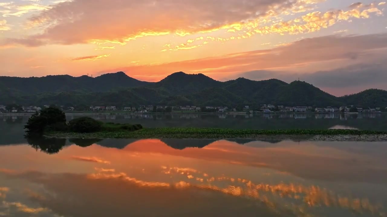 湖南桃江羞女湖国家湿地公园  熊朝阳 摄影视频素材