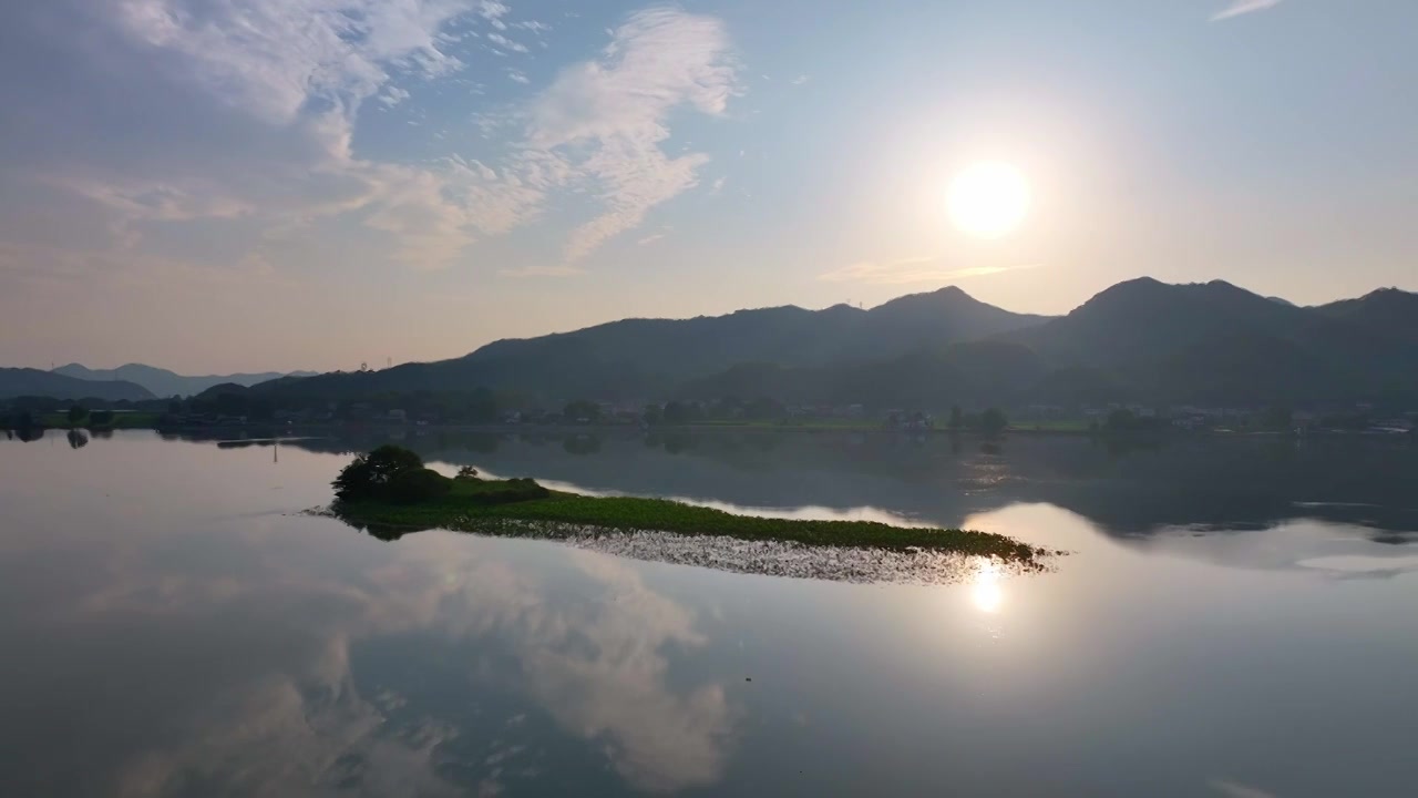 湖南桃江羞女湖国家湿地公园  熊朝阳 摄影视频素材