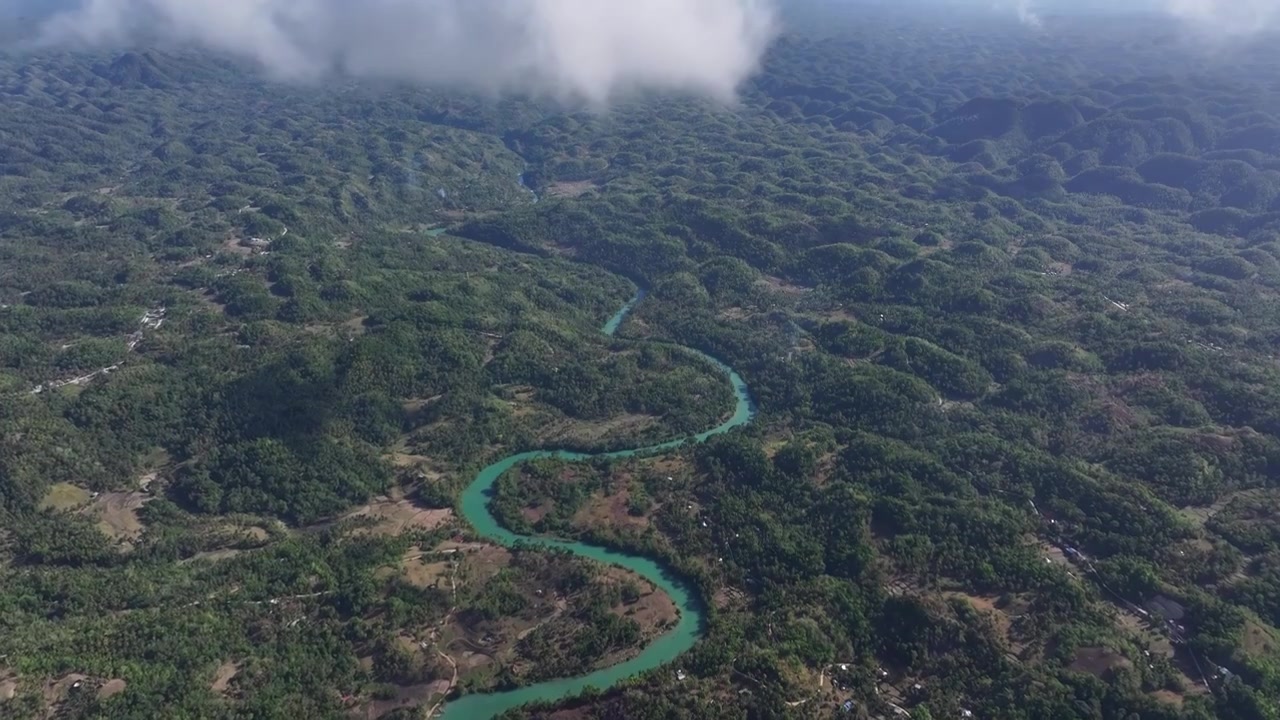 千岛之国，宿务省，保和省，保和岛，洛博克河，Loboc River，东方亚马逊河，巧克力山，航拍视频下载