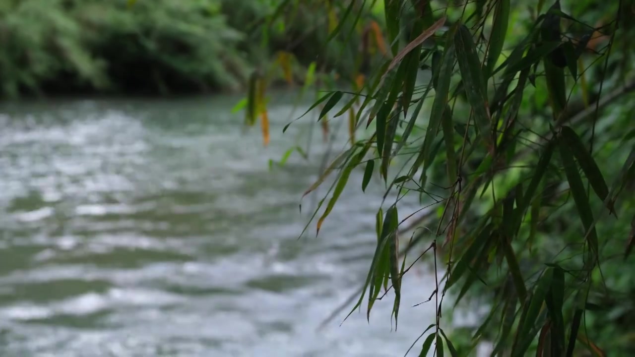 贵州农村风光河流视频素材