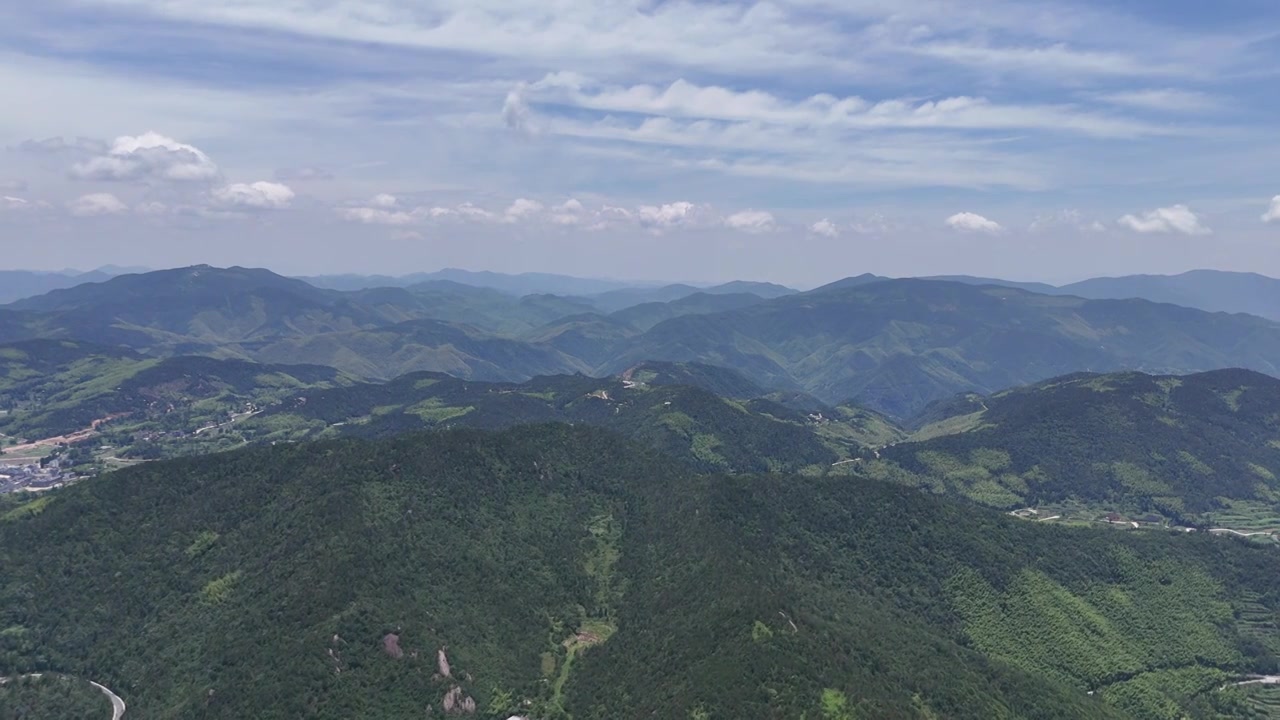 4k航拍-云海空镜背景-浙江台州天台山5A风景区视频下载