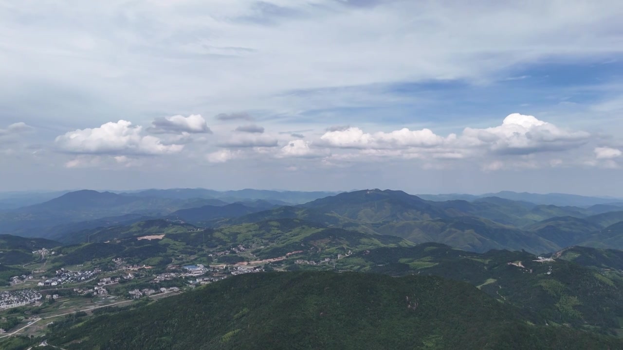 4k航拍-云海空镜背景-浙江台州天台山5A风景区视频下载