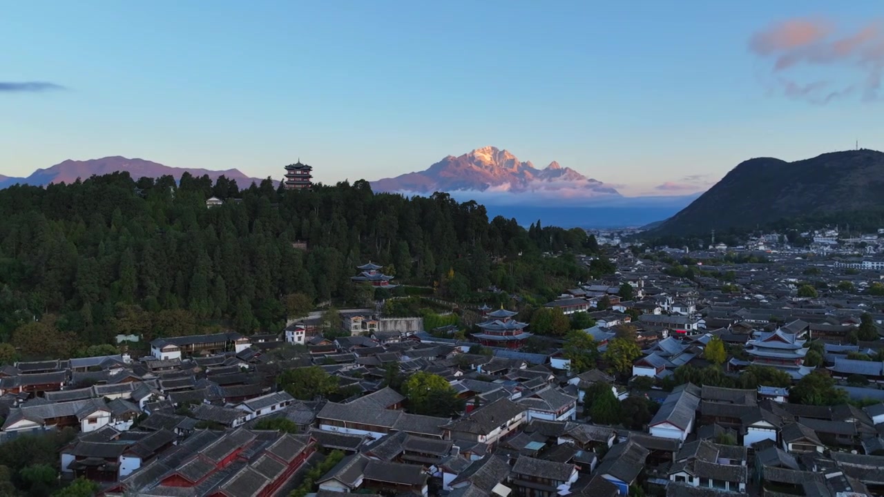 云南玉龙雪山风光合集视频下载