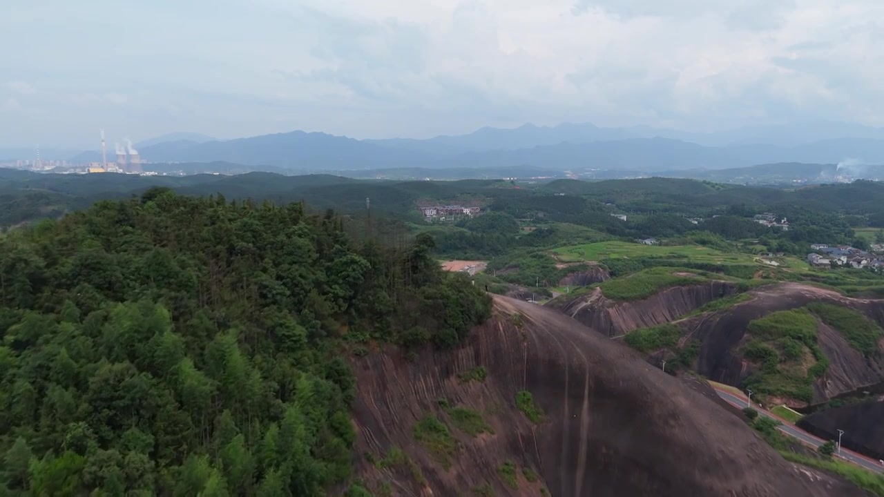 郴州马皇丘峡谷航拍视频下载