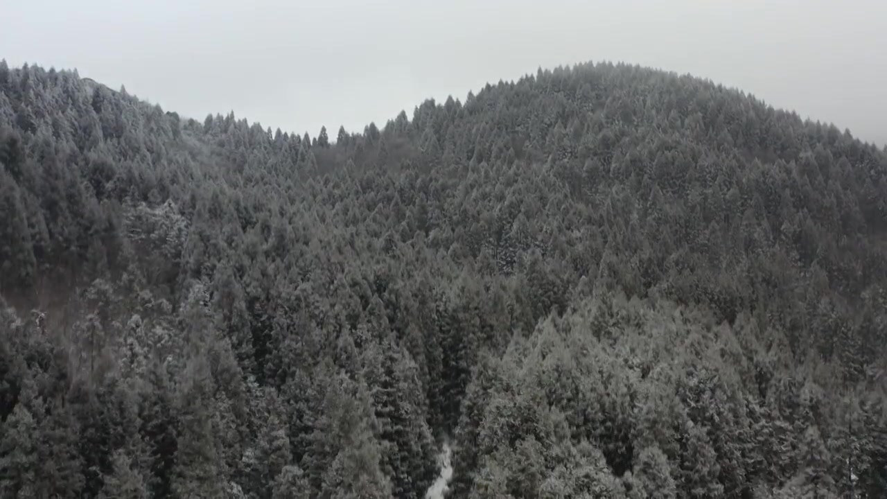 武陵山雪景视频下载