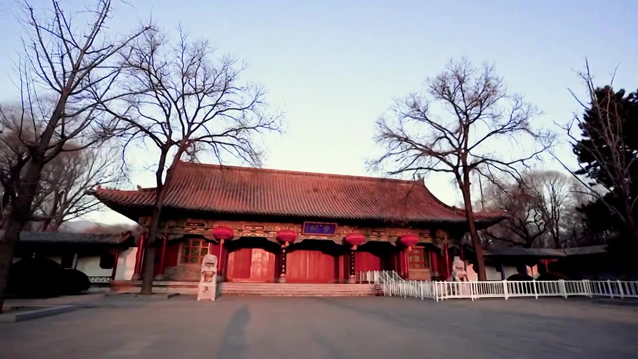 合集实拍太原晋祠胜境古建筑群寺庙博物馆风景区视频下载