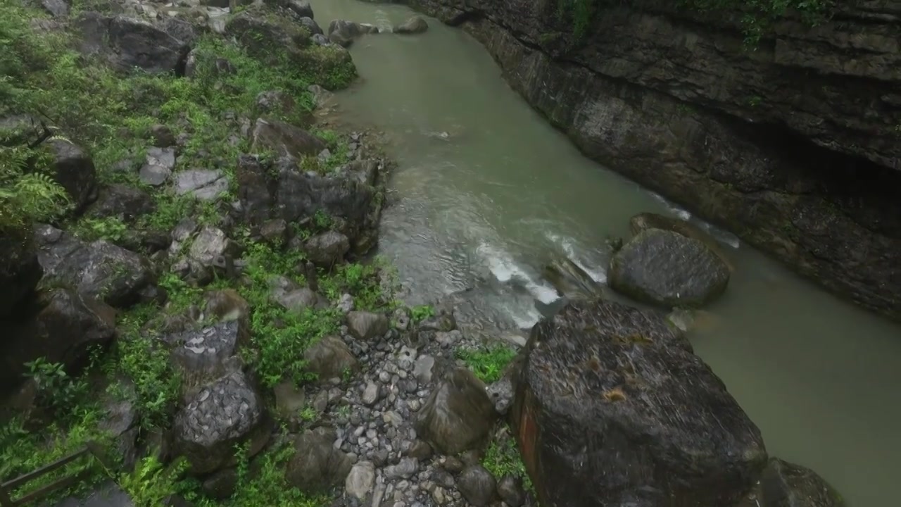 世界地质公园湖北恩施大峡谷著名景点云龙瀑布视频素材