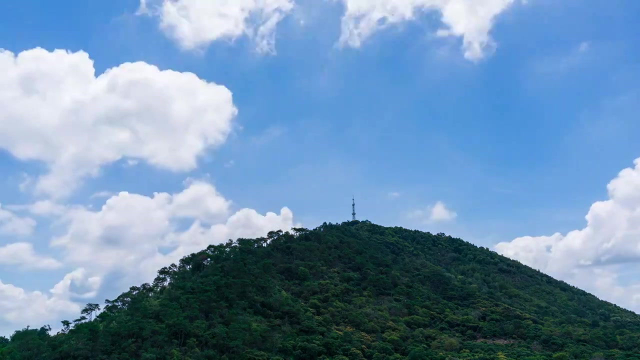 天空高山蓝天白云悠悠电脑桌面视频下载