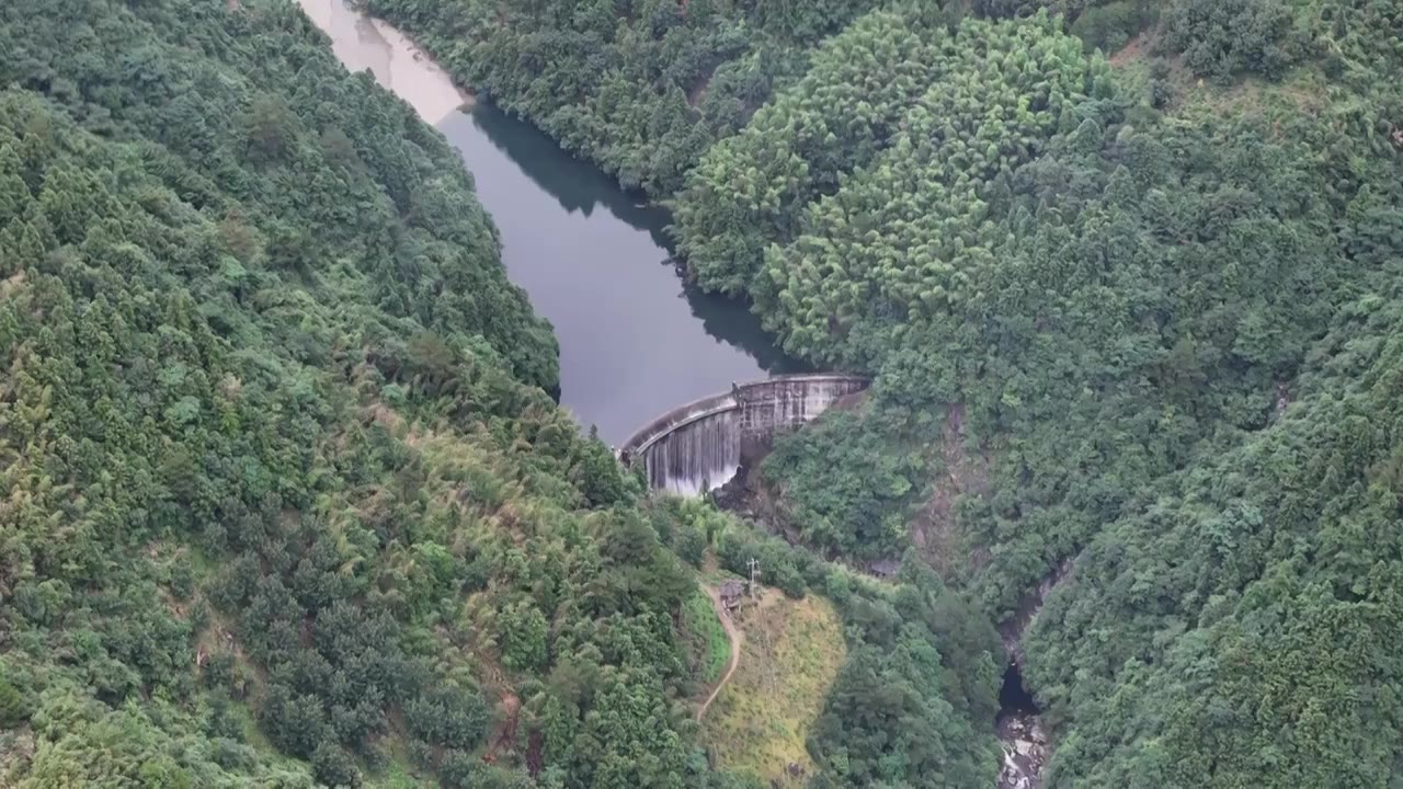 4k航拍安徽-徽杭古道视频素材