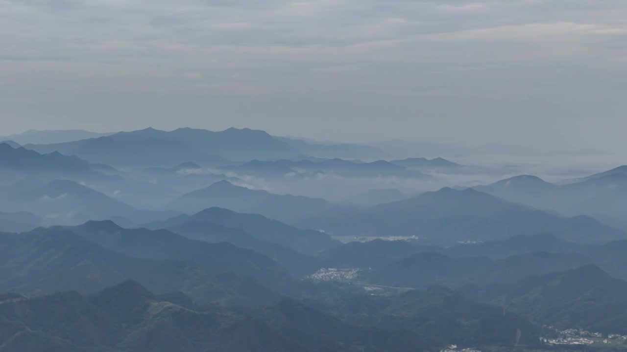 4k航拍安徽-龙川景区视频素材