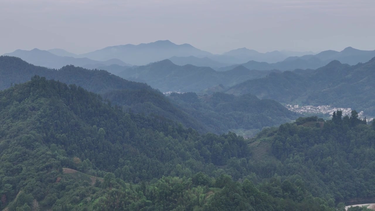 4k航拍安徽-龙川景区视频素材