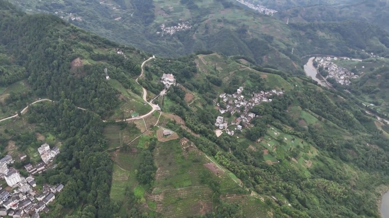 4k航拍安徽-龙川景区视频下载