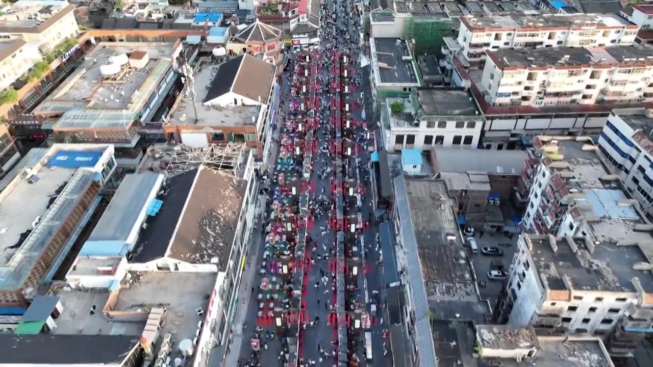 洛阳十字街航拍视频下载