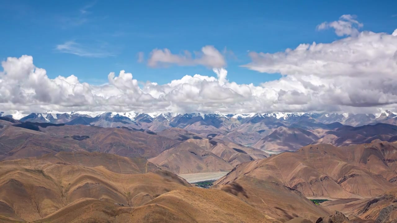 西藏,加乌拉山口,珠峰,8000米级雪山观景平台视频下载